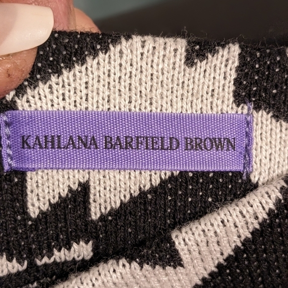 Future Collective Skirt Womens Plus 1X High Rise Slit Pencil Knit Stretch Midi - Picture 3 of 6